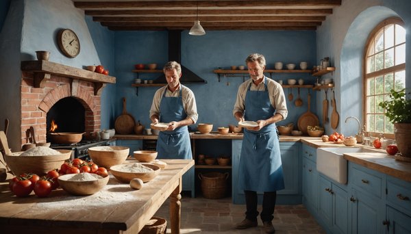 Pizzas faites maison à cambo les bains : la villa bleue